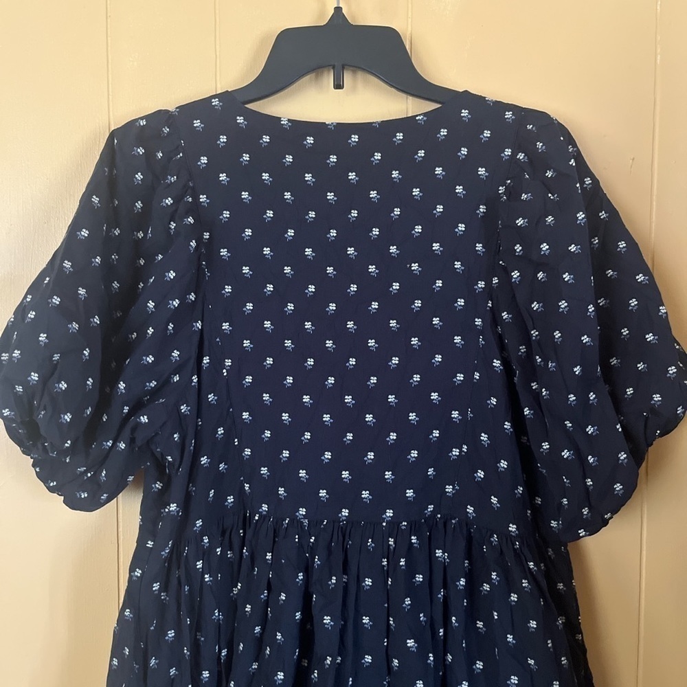 MADEWELL Women’s Puff Sleeve Size Small Dress - Picture 7 of 9